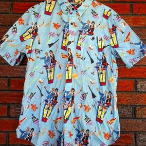 Bill and Ted's excellent adventure button up